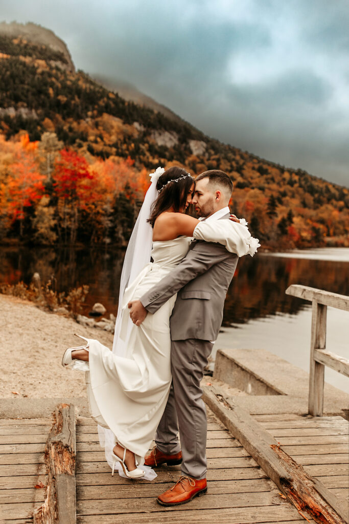 Franconia Notch Elopement Photoshoot