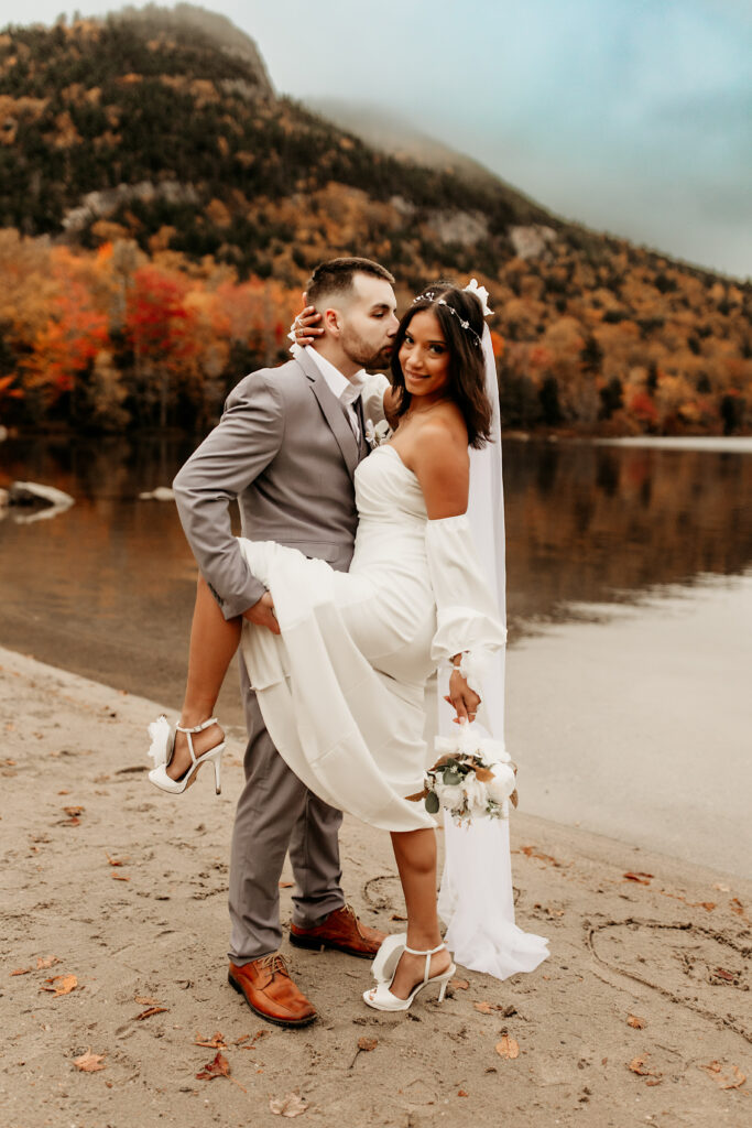 Franconia Notch Elopement Photoshoot