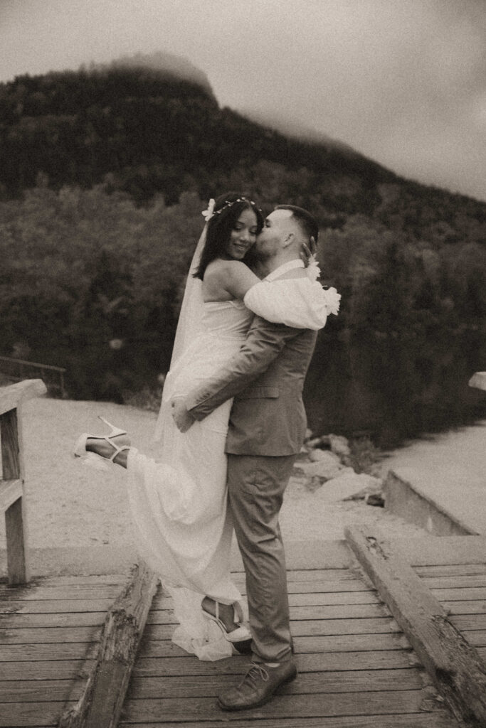 Franconia Notch Elopement Photoshoot