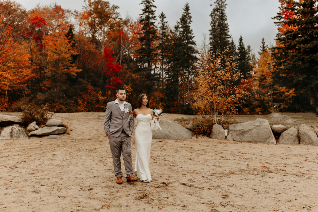 Franconia Notch Elopement Photoshoot