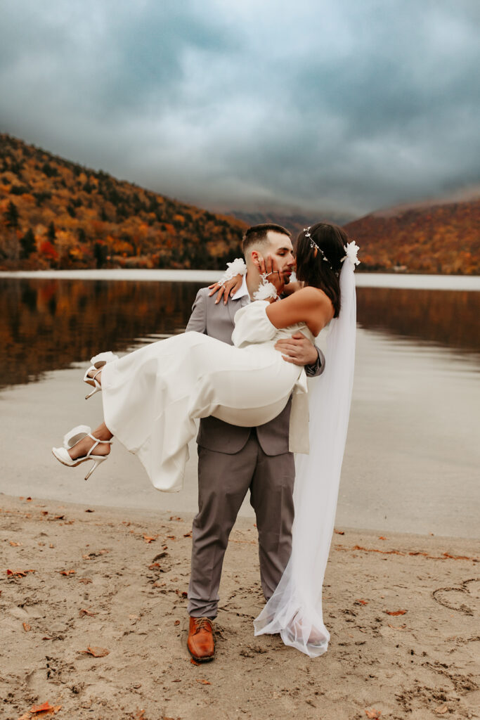 Franconia Notch Elopement Photoshoot